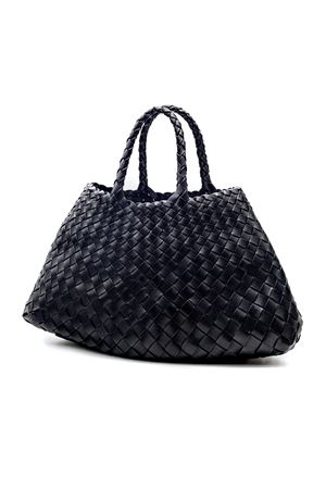 Black Santa Croce small tote bag DRAGON DIFFUSION | 8893BLACK